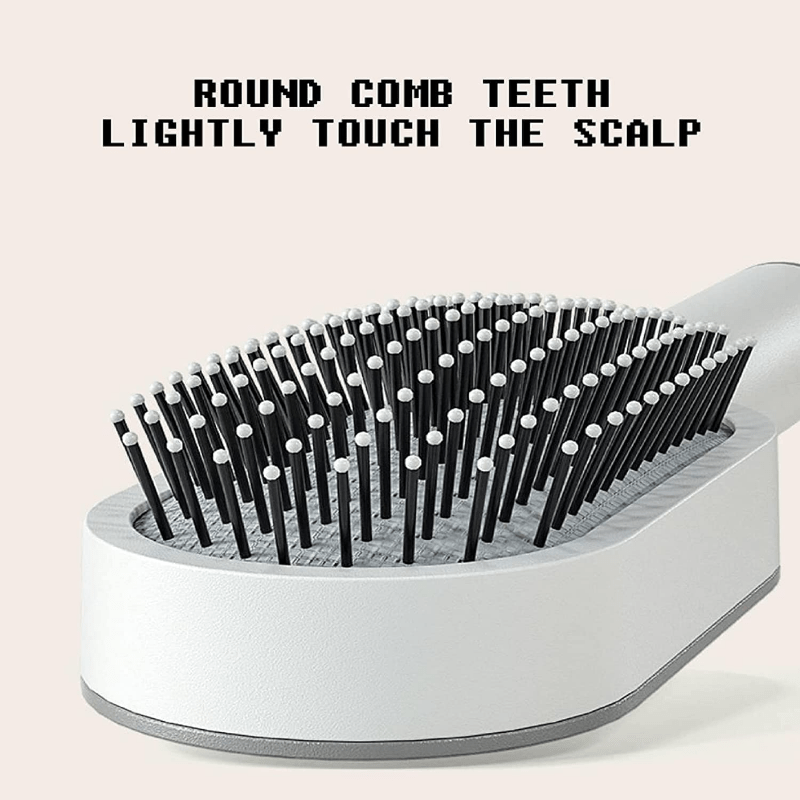 Self Cleaning Hair Brush, 3D Air Cushion Massager Brush Airbag Massage Comb Brush, Shaping Comb Self Cleaning Hair Brush For Women Hairdressing Brush