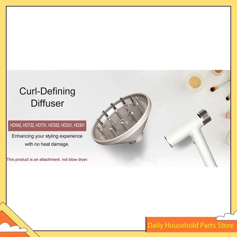 【Great Sale】Hair Dryer Diffuser Attachment For Shark Speedstyle HD542/HD732/HD731/HD332/HD331 Enhance Natural Curls Styling Tool